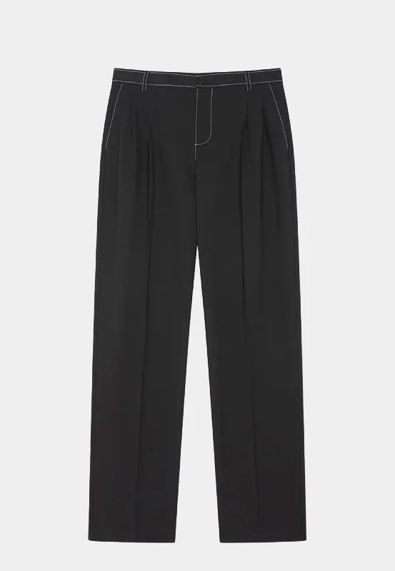 WOOD WOOD Nathaniel Trousers Black