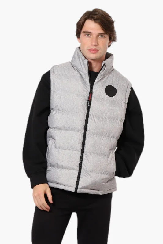 Canada Weather Gear Solid Bubble Vest - Grey