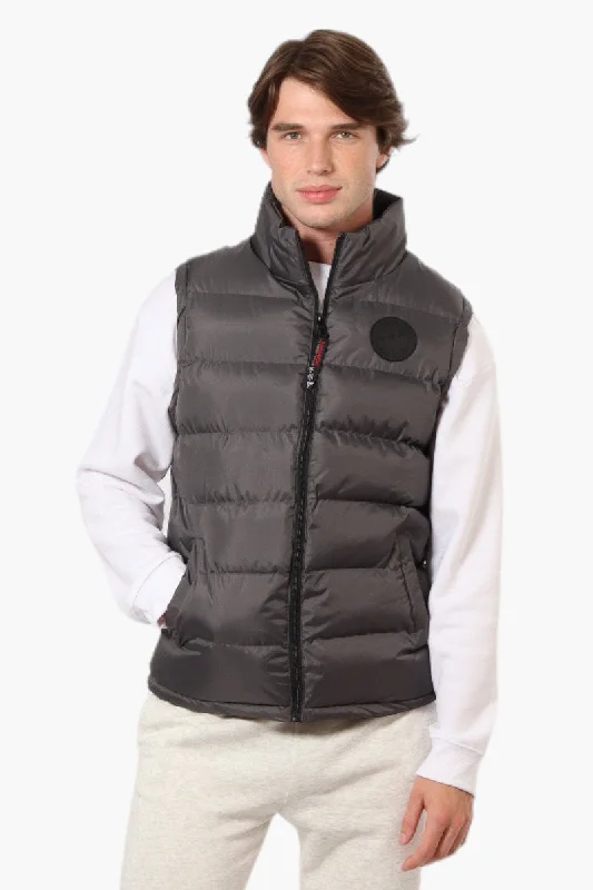 Canada Weather Gear Solid Bubble Vest - Grey