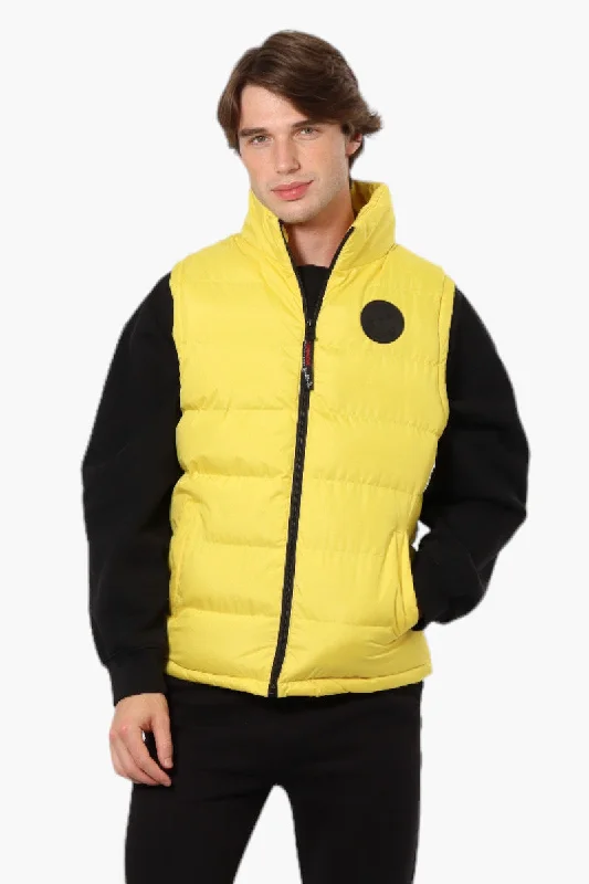 Canada Weather Gear Solid Bubble Vest - Yellow