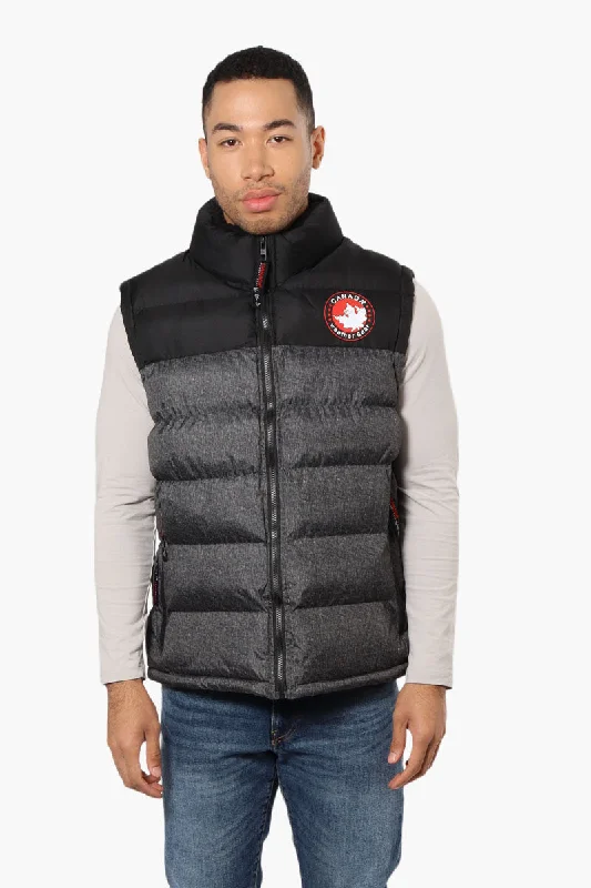 Canada Weather Gear Contrast Bubble Vest - Grey