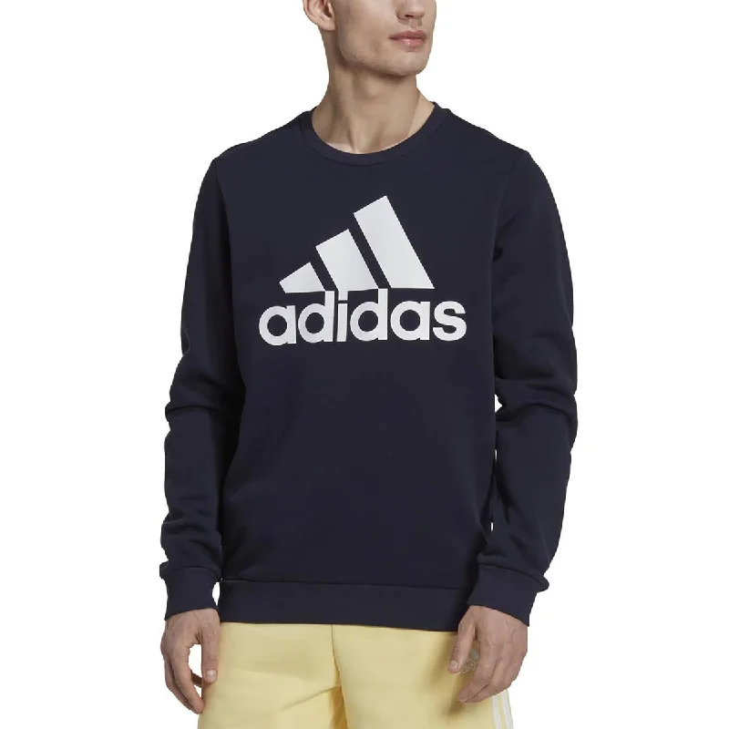 Adidas Mens Logo Lightweight Crewneck Sweater