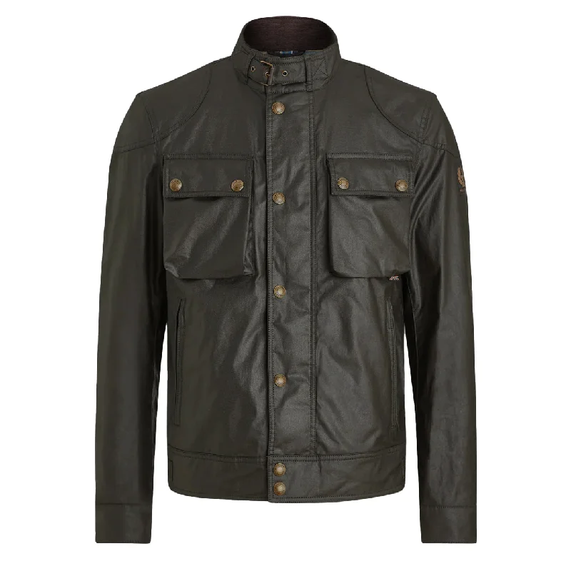 Belstaff Racemaster Jacket Faded Olive