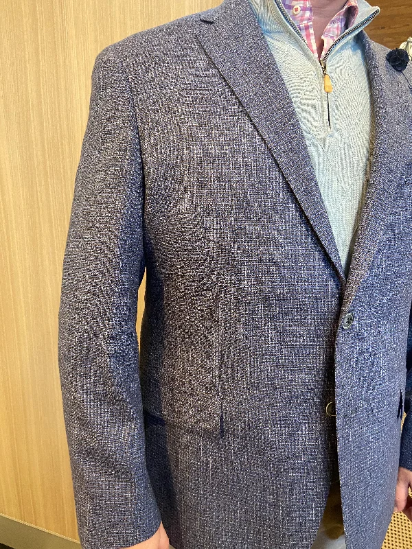 Hart Schaffner Marx Navy/Brown Sport Coat