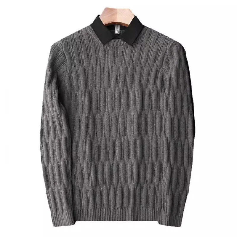 MENISH - Men's Thermal Slim Sweater