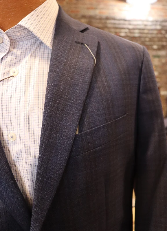 Michael Kors Navy Plaid Sport Coat