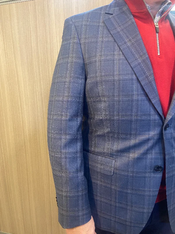 Peter Millar Light Blue/Tan Sport Coat