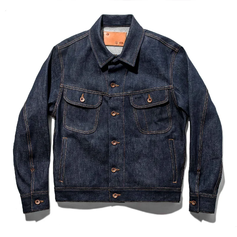 The Long Haul Jacket in 110 Year Denim