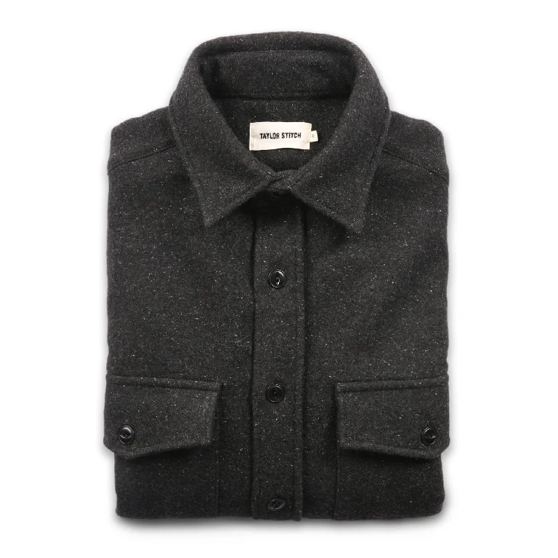 The Maritime Shirt Jacket in Charcoal