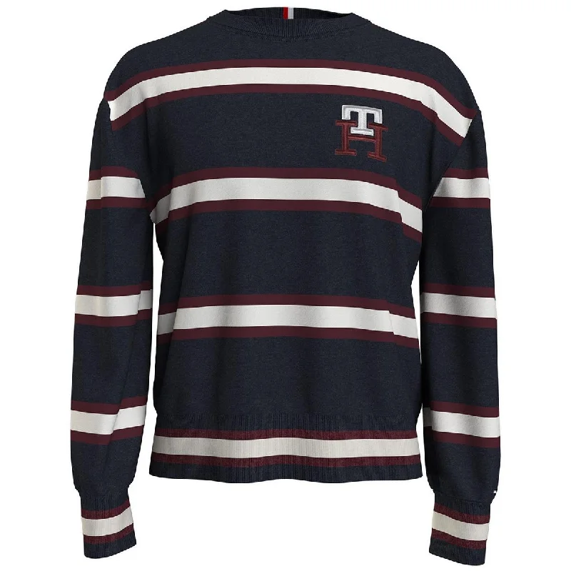 Tommy Hilfiger Mens Wool Crewneck Crewneck Sweater