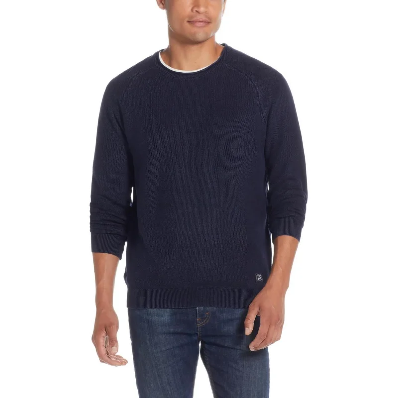 Weatherproof Vintage Mens Knit Mesh Pullover Sweater